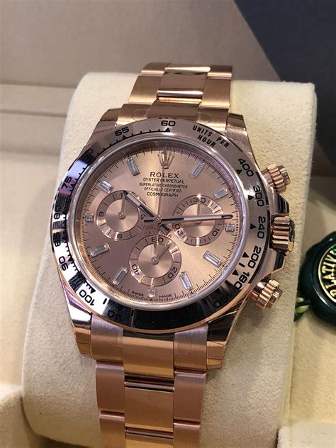 rolex everose gold daytona